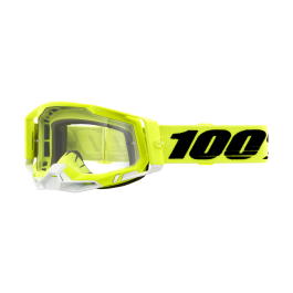 100% Motocross Goggle Racecraft 2 Yellow - Clear