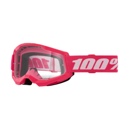 100% Motocross Goggle Strata 2 Pink - Clear