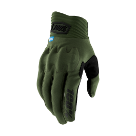 100% Motocross Gloves Cognito Smart - Army Green