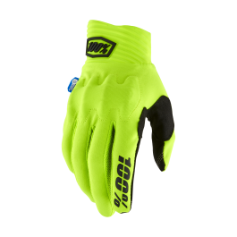 100% Motocross Gloves Cognito Smart - Fluo Yellow
