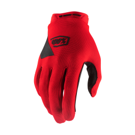 100% Motocross Gloves Ridecamp - Red