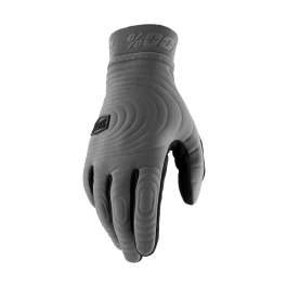 100% Motocross Gloves Winter Brisker Xtreme - Charcoal