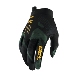 100% Youth Motocross Gloves iTrack Sentinel - Black