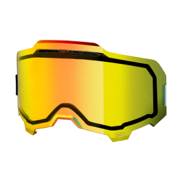 100% Lens ARMEGA / ARMATIC - Injected Dual Vented Mirror Gold