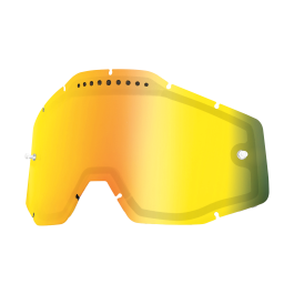 100% Lens RC1/AC1/ST1 - Dual Vented Mirror Gold