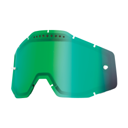 100% Lens RC1/AC1/ST1 - Dual Vented Mirror Green