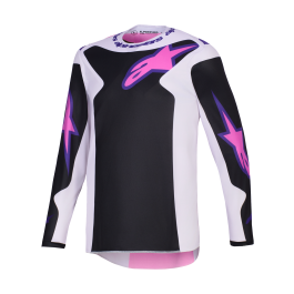 Alpinestars Motocross Jersey 2026 Fluid Grid - Black / Light Grey / Purple