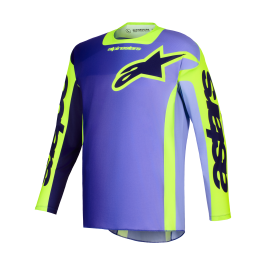 Alpinestars Motocross Jersey 2026 Racer Portl - Purple / Fluo Yellow
