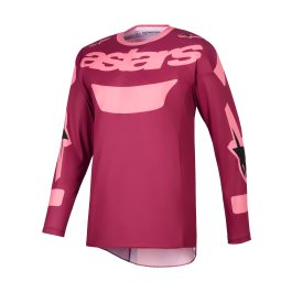 Alpinestars Motocross Jersey 2026 Racer Riway - Dark Red / Coral