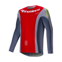 Alpinestars Motocross Jersey Techstar Melt - Red / Grey
