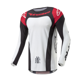 Alpinestars Motocross Jersey Techstar Ocuri - Mars Red / White / Black