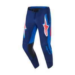 Alpinestars Motocross Pants 2026 Supertech Vista - Dark Navy / Hot Coral / Cobalt