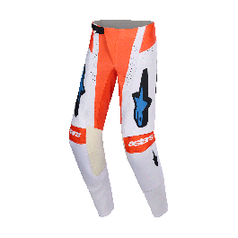 Alpinestars Motocross Pants 2026 Techstar Knif - Light Grey / Fluo Orange / Black