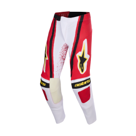 Alpinestars Motocross Pants 2026 Techstar Nomur - Light Grey / Red / Black