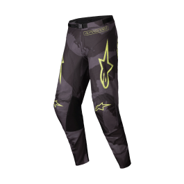 Alpinestars Motocross Pants Racer Hollow - Camo / Fluo Yellow