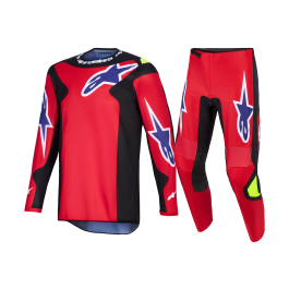 Alpinestars Motocross Gear 2026 Fluid Grid - Red / Black / Purple