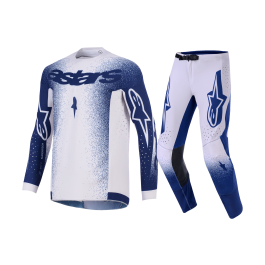 Alpinestars Motocross Gear 2026 Supertech Scenz - Light Grey / Dark Blue