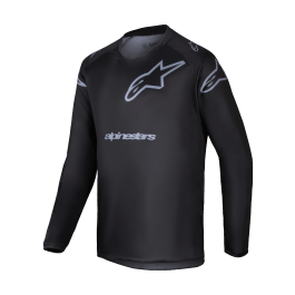 Alpinestars Youth Motocross Jersey Racer Graphite - Black / Grey