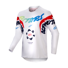 Alpinestars Youth Motocross Jersey Racer Hana - White / Multi