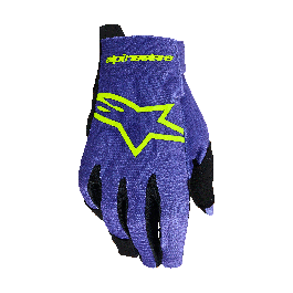 Alpinestars Youth Motocross Gloves 2026 Radar - Purple / Fluo Yellow
