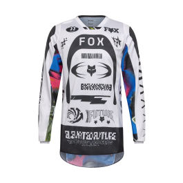 Fox Motocross Jersey 2026 180 Image Cosmo - White / Black