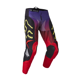 Fox Motocross Pants 180 Honda - Multi Red