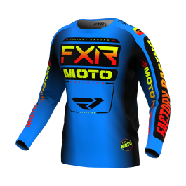 FXR Motocross Jersey Clutch - Blue / Inferno