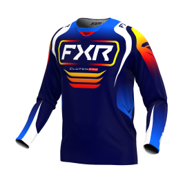 FXR Motocross Jersey Clutch Pro - Navy / Inferno