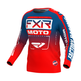 FXR Motocross Jersey Clutch - Slate / Red