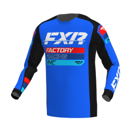 FXR Motocross Jersey Clutch - Black / Blue / Red