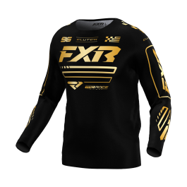 FXR Motocross Jersey Clutch - Black / Gold