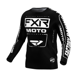 FXR Motocross Jersey Clutch - Black / White
