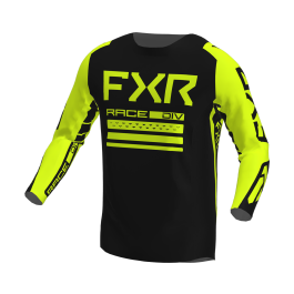 FXR Motocross Jersey Contender - Black / High-vis