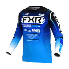 FXR Motocross Jersey Podium - Blue / White