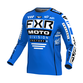 FXR Motocross Jersey Podium Gladiator - Blue / Black