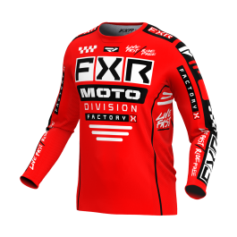 FXR Motocross Jersey Podium Gladiator - Red / Black