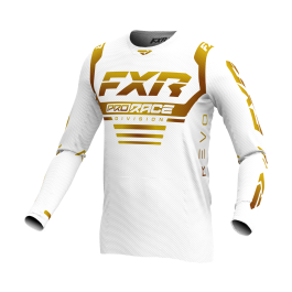 FXR Motocross Jersey Revo - White / Gold