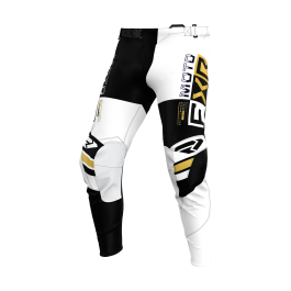 FXR Motocross Pants Podium Battalion - White / Black