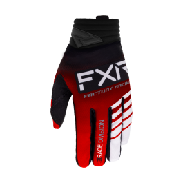 FXR Motocross Gloves Prime - Red / Black / White