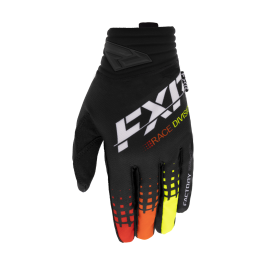 FXR Motocross Gloves Prime - Black / Red / Orange