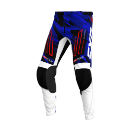 FXR Youth Motocross Pants Clutch - Blue Camo / Red