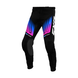 FXR Youth Motocross Pants Clutch - Black / Blue / Pink