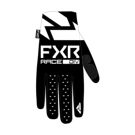 FXR Youth Motocross Gloves Pro-Fit Lite - Black / White