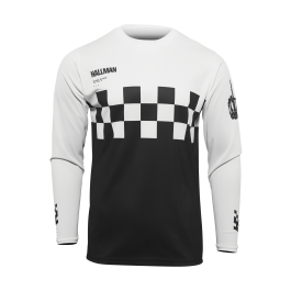 Thor Motocross Jersey 2026 Hallman Differ Cheq - Black / White