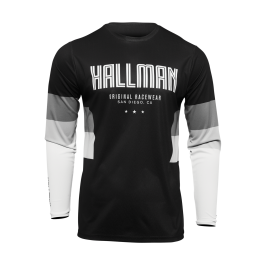 Thor Motocross Jersey 2026 Hallman Differ Draft - Black / White