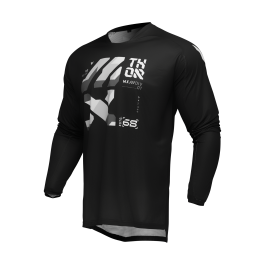Thor Motocross Jersey Launchmode Brave - Black / Grey