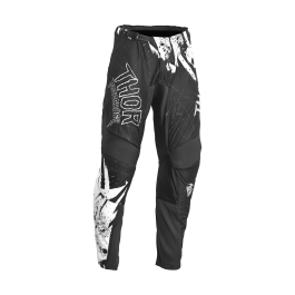 Thor Youth Motocross Pants Sector Gnar - Black / White