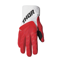 Thor Youth Motocross Gloves 2026 Spectrum - Red / White