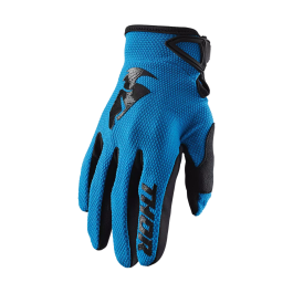 Thor Youth Motocross Gloves Sector - Blue
