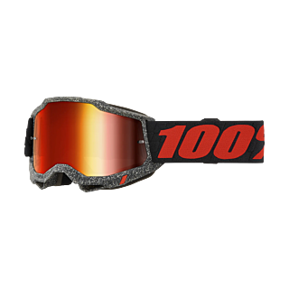 100% Motocross Goggle Accuri 2 Huaraki - Mirror Red